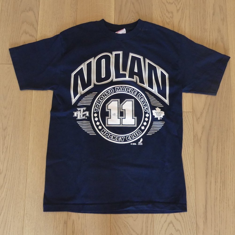 Owen Nolan Toronto Maple Leafs Vintage Alstyle Apparel & Activewear T-Shirt